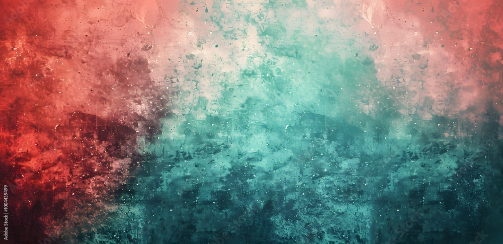 Abstract Red Teal Gradient Grunge Background Abstract Red Teal Gradient Grunge Background