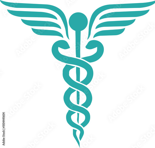 caduceus medical icon