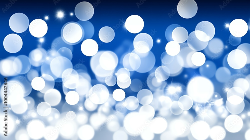Abstract blue and white bokeh background Abstract blue and white bokeh background