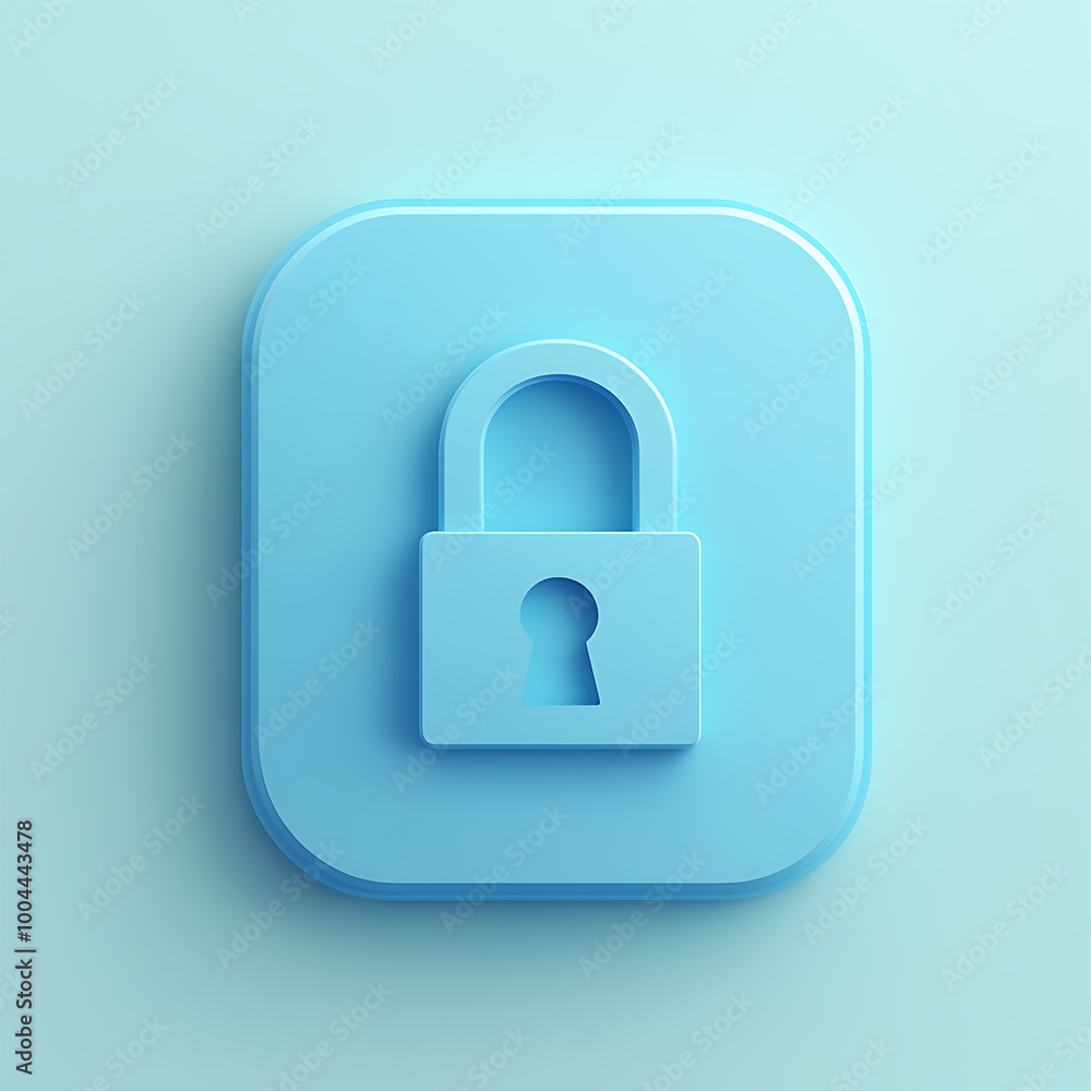 Light Blue Privacy Policy Icon for Mobile App
Light Blue Privacy Policy Icon for Mobile App
