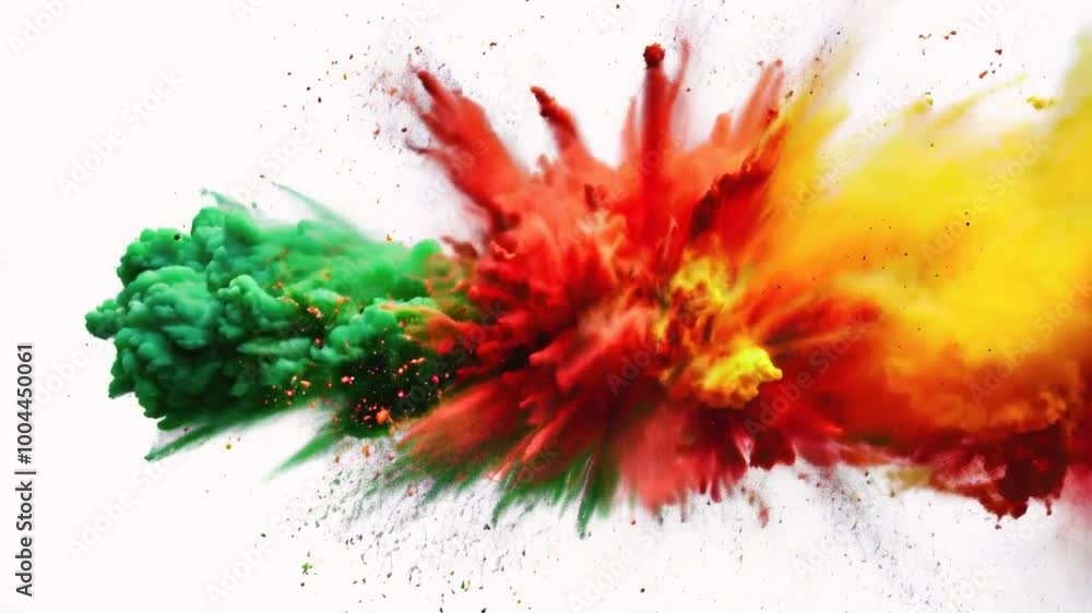 A vibrant explosion of colors depicting creativity and energy. A vibrant explosion of colors depicting creativity and energy.