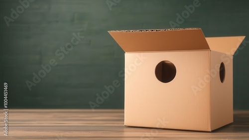 Box with finger holes for easy opening, reducing the strain of unboxing heavy items   finger holes, easy-open packaging