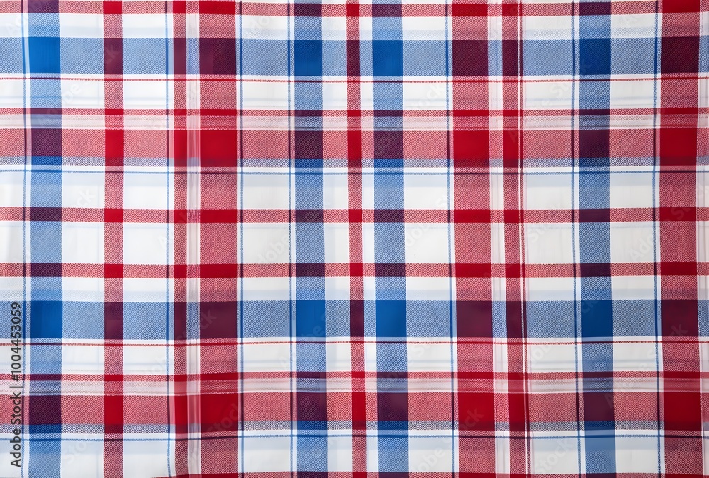 Red and Blue Plaid Fabric Texture Pattern Red and Blue Plaid Fabric Texture Pattern