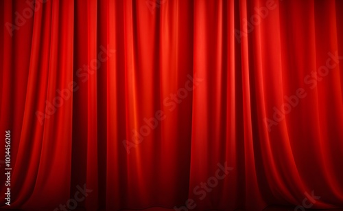 Red Velvet Curtain Stage Background