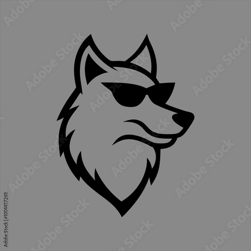 wolf head mascot photo