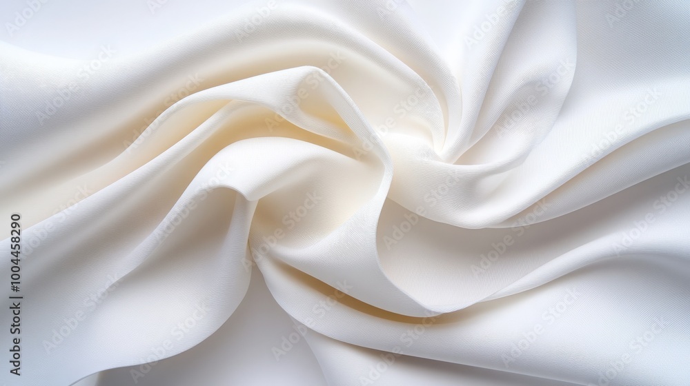 White Silk Fabric Drape Texture Background White Silk Fabric Drape Texture Background