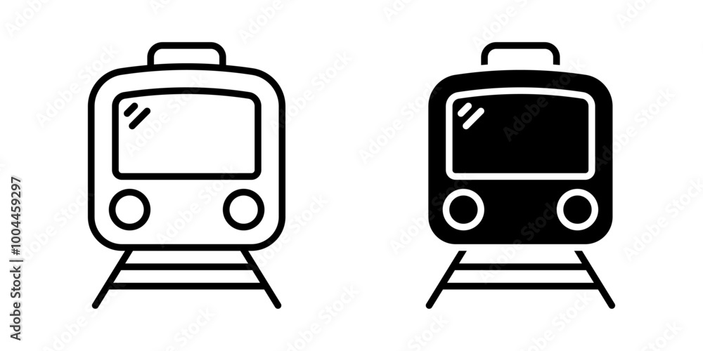Train icon set. railway Symbol. railroad sign. for mobile concept and web design. vector illustration on white background Train icon set. railway Symbol. railroad sign. for mobile concept and web design. vector illustration on white background