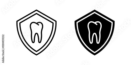 Tooth icon set. Dentists sign. for mobile concept and web design. vector illustration on white background