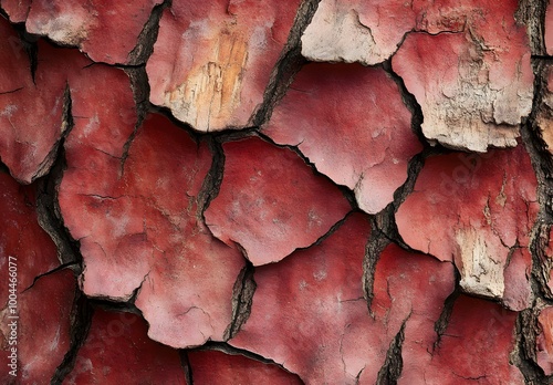 Redwood Tree Bark Texture Close-Up