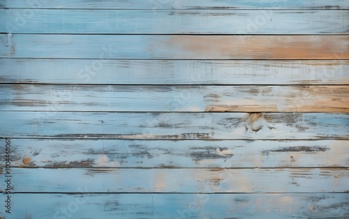 Distressed Blue Wood Plank Background