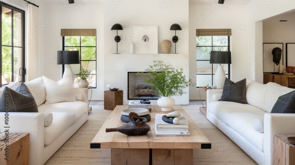 Fototapeta premium Modern Living Room Interior Design