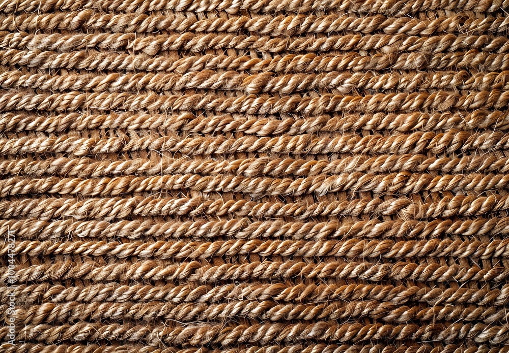Close Up of Woven Jute Doormat Texture Close Up of Woven Jute Doormat Texture