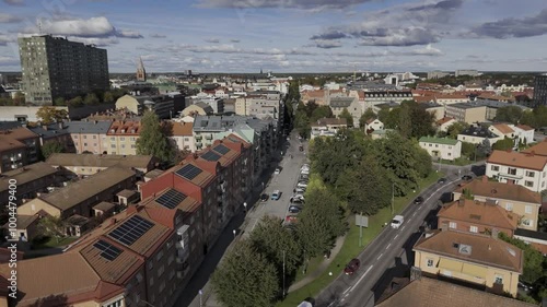 aerial view of Örebro