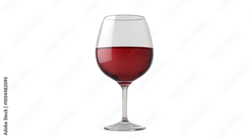 red wine glass filled with rich red wine, isolated white background, transparent background. red wine glass filled with rich red wine, isolated white background, transparent background.