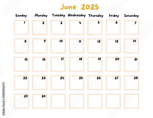 Calendar 2025 for Kid and  Childern with Colouful Vintage, Pastel Version 2