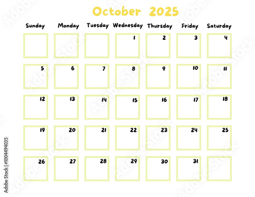 Calendar 2025 for Kid and  Childern with Colouful Vintage, Pastel Version 2