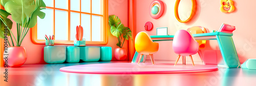 Ein buntes Zimmer für Kinder