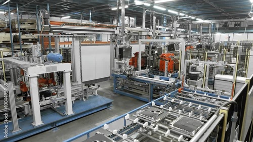Factory's delayed automated production line