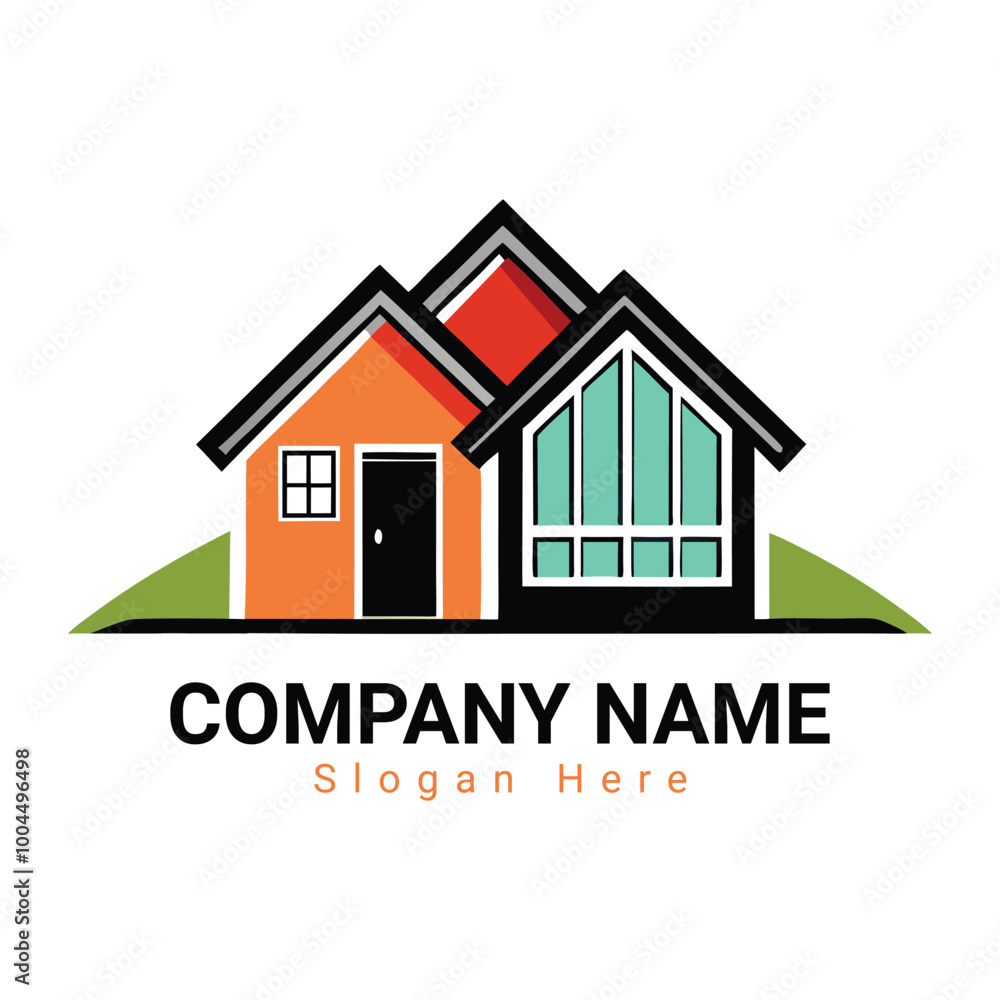 creative real estate home logo design template creative real estate home logo design template