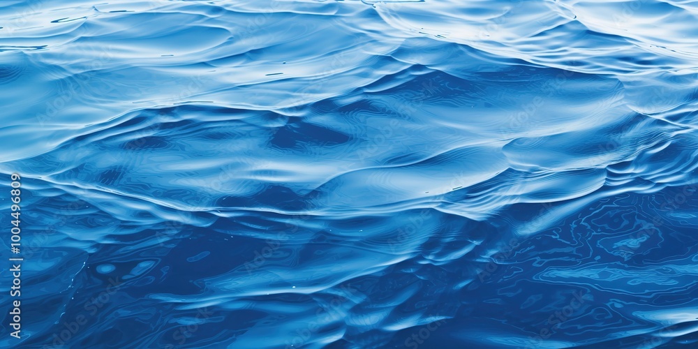 The image is of a body of water with a blue color background. The image is of a body of water with a blue color background.