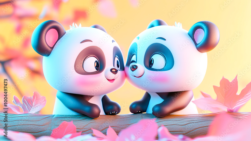 Zwei Panda Babys Zwei Panda Babys