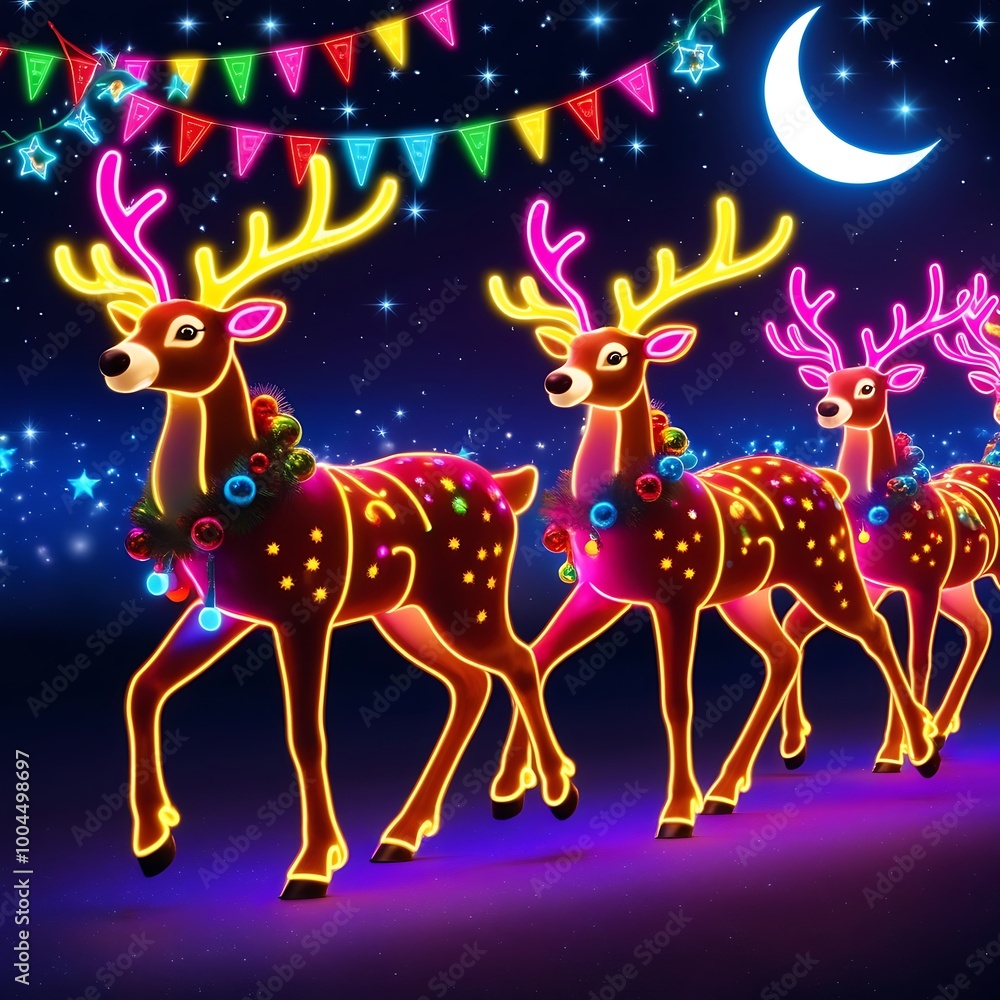 Christmas Card with modern decoration. Christmas Card with modern decoration.