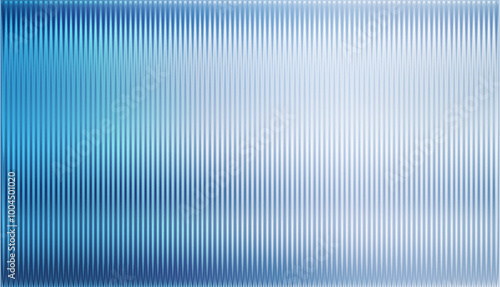 Vector ribbed glass texture background. Blue white grey green ribbed glass. Mesh gradient. acrylic ribbed bath surface. Reeded glass background semitransparent overlay. Bath wall window
