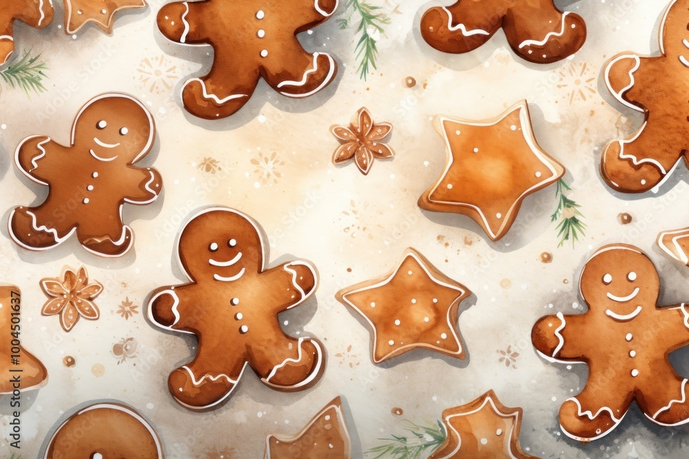 Gingerbreads backgrounds dessert cookie. Gingerbreads backgrounds dessert cookie.