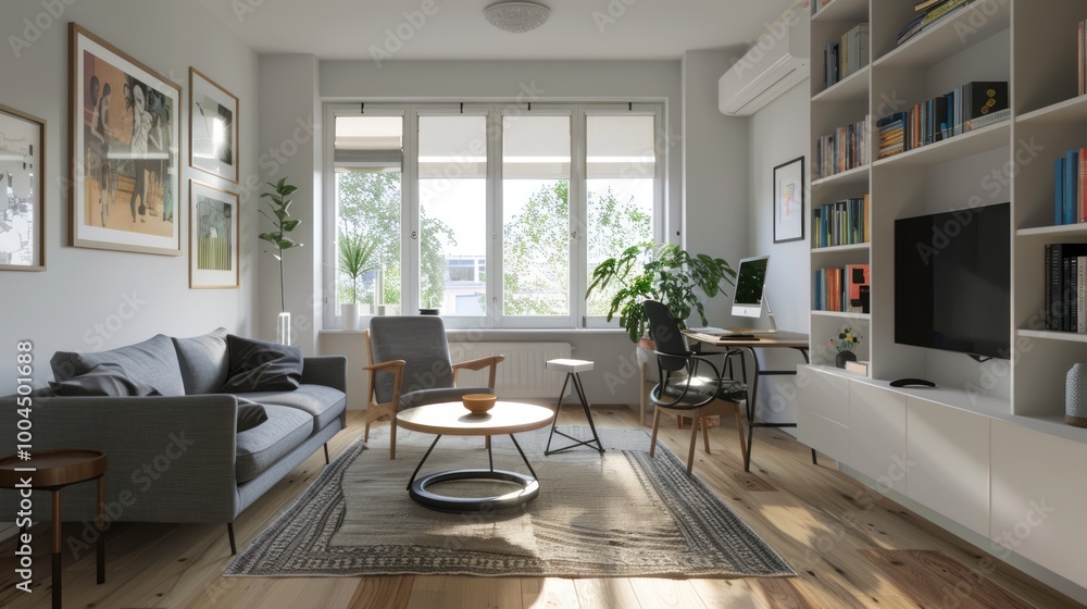Modern Living Room with a Cozy Feel Modern Living Room with a Cozy Feel