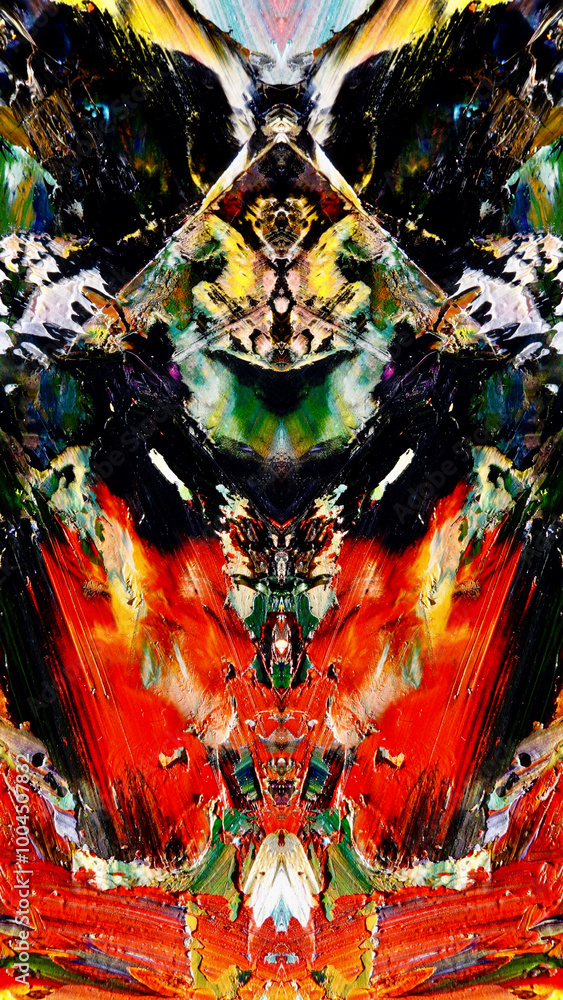 Fototapeta premium abstract background wallpaper. Modern motif visual art. Mixtures of oil paint. Trendy hand painting canvas. Wall decor and Wall art prints Idea. 3D Texture. Art object 