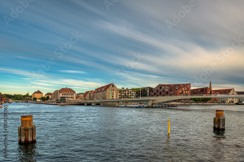 Copenhagen, the capital of Denmark, is located on the offshore islands of Zealand and Amager. It is connected to Malmo in southern Sweden via the Öresund Bridge. photo