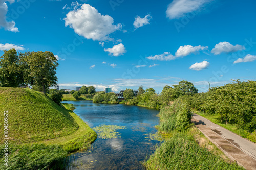 Copenhagen, the capital of Denmark, is located on the offshore islands of Zealand and Amager. It is connected to Malmo in southern Sweden via the Öresund Bridge. photo