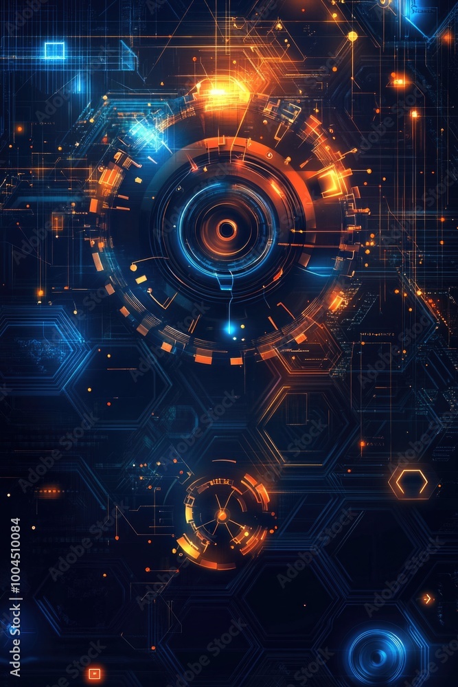 Fototapeta premium Futuristic Abstract Background