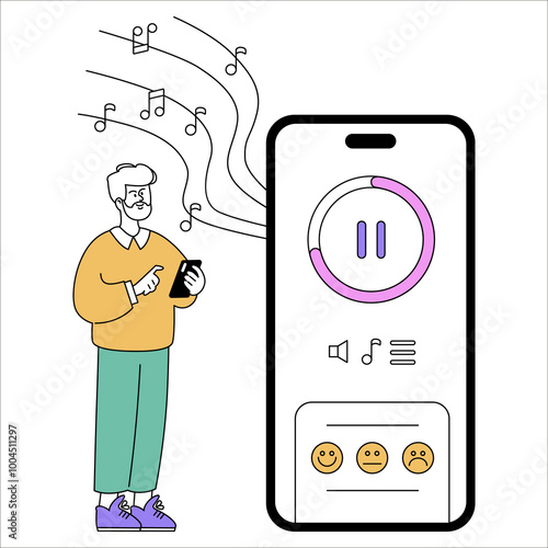 Businessman. Flat Vector Illustration