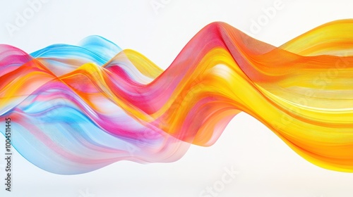 Abstract Wave of Color