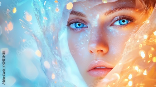 Ethereal Woman Portrait in Stunning Photorealistic Detail