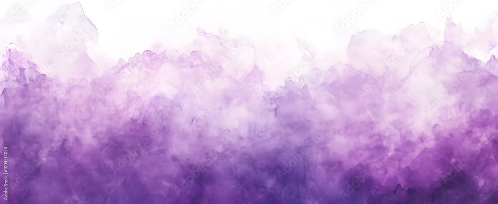 Fototapeta premium Abstract Violet Watercolor Background With Empty Space