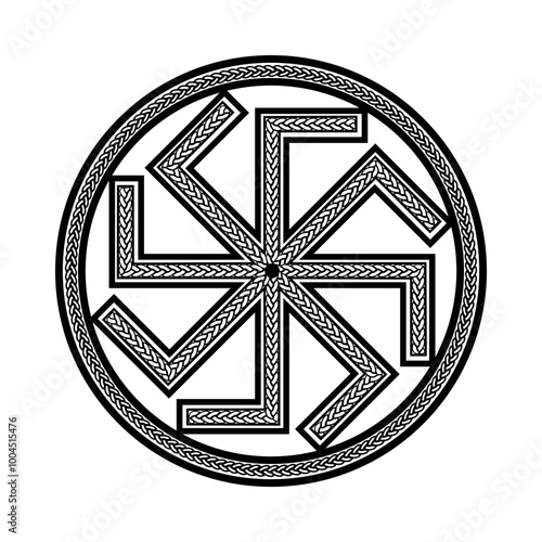 Celtic runes symbol vector illustration
