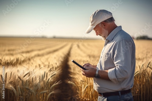 Field harvesting outdoors working.