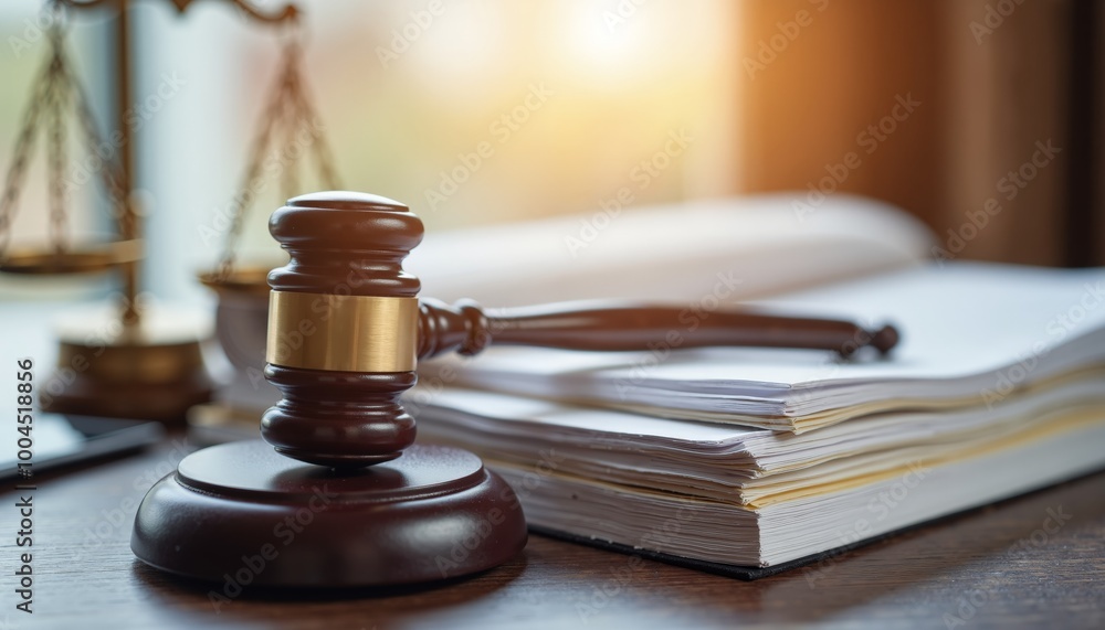 Gavel, Scales of Justice, and Law Books, Legal, Courtroom, and Law Concepts with Copy Space Gavel, Scales of Justice, and Law Books, Legal, Courtroom, and Law Concepts with Copy Space
