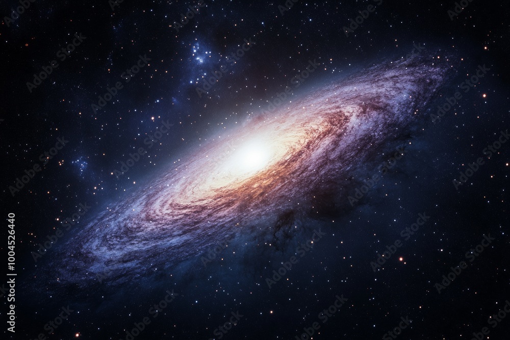 Fototapeta premium An awe-inspiring visual representation of the boundless universe, capturing the infinite wonders of the cosmos and the celestial beauty beyond