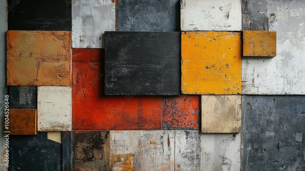 Bold abstract wall art with vibrant textures Bold abstract wall art with vibrant textures