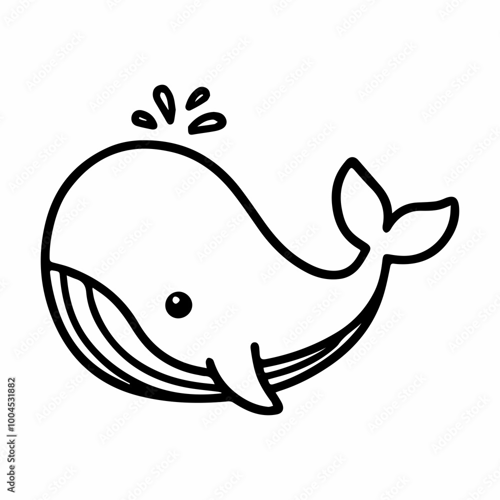 Obraz premium Printable Animal Coloring Page for Kids | Vector Design for Children