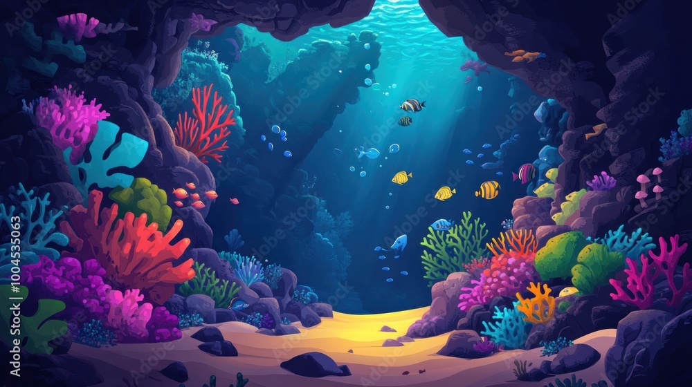 Fototapeta premium Underwater Paradise