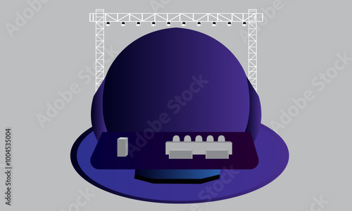 corporate event stage backdrop design