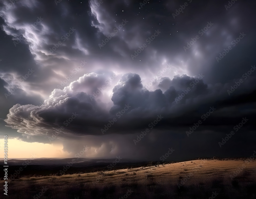 Storm clouds forming in the sky