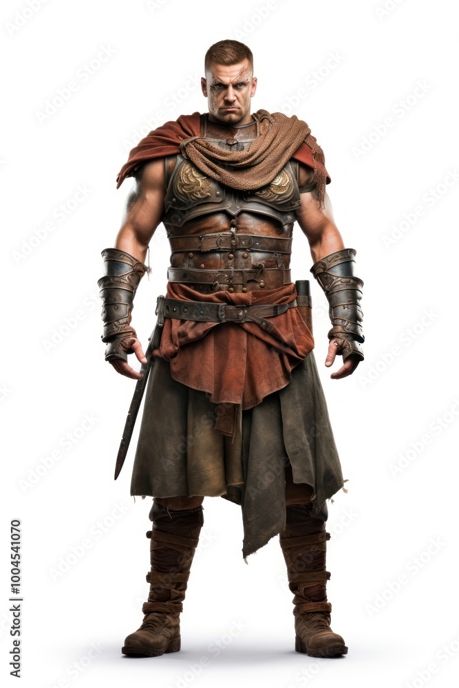 Warrior adult white background architecture. Warrior adult white background architecture.
