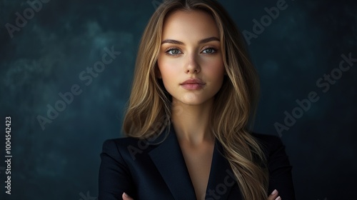 Elegant Woman with Confident Expression