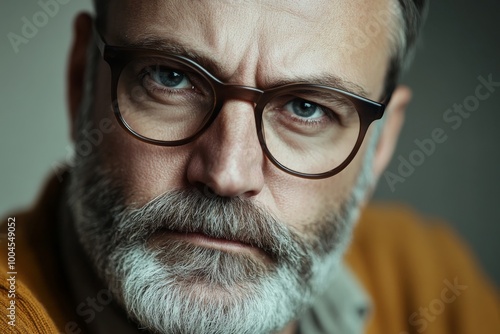 Middle-aged Caucasian Man Portrait