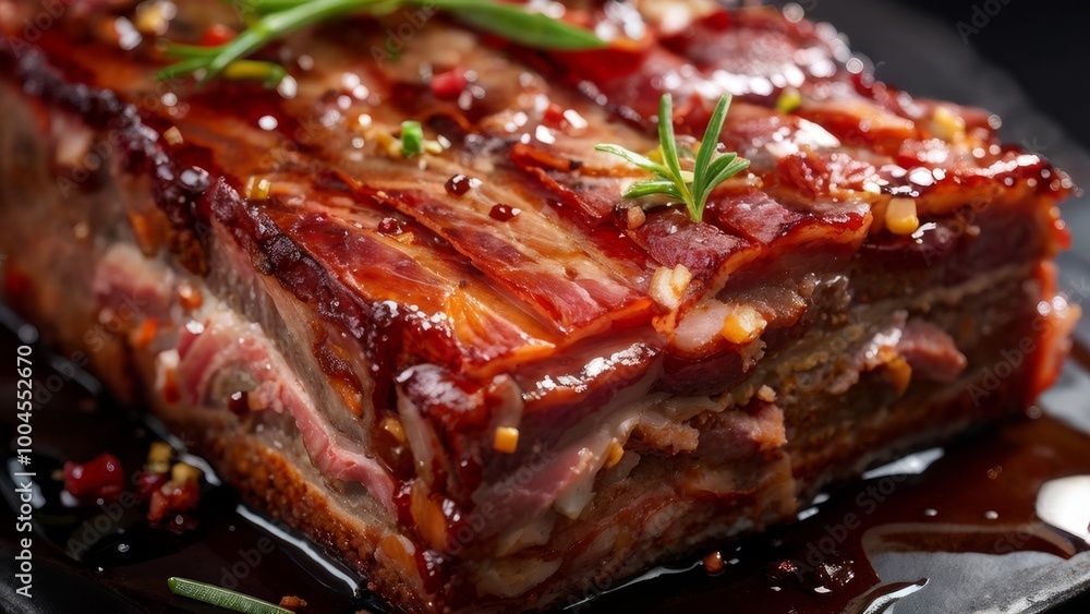 Bacon Meatloaf.
Bacon Meatloaf.
